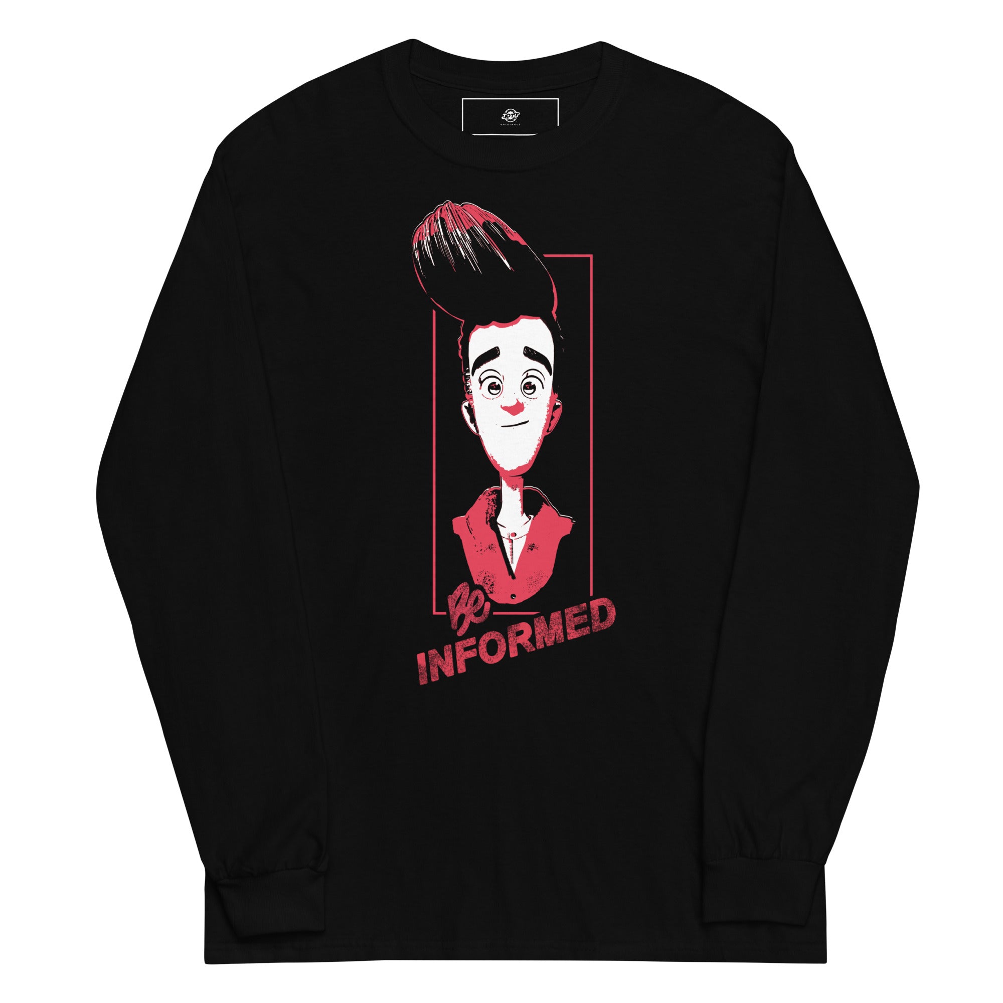 Parker Men’s Long Sleeve Shirt - "Be Informed"