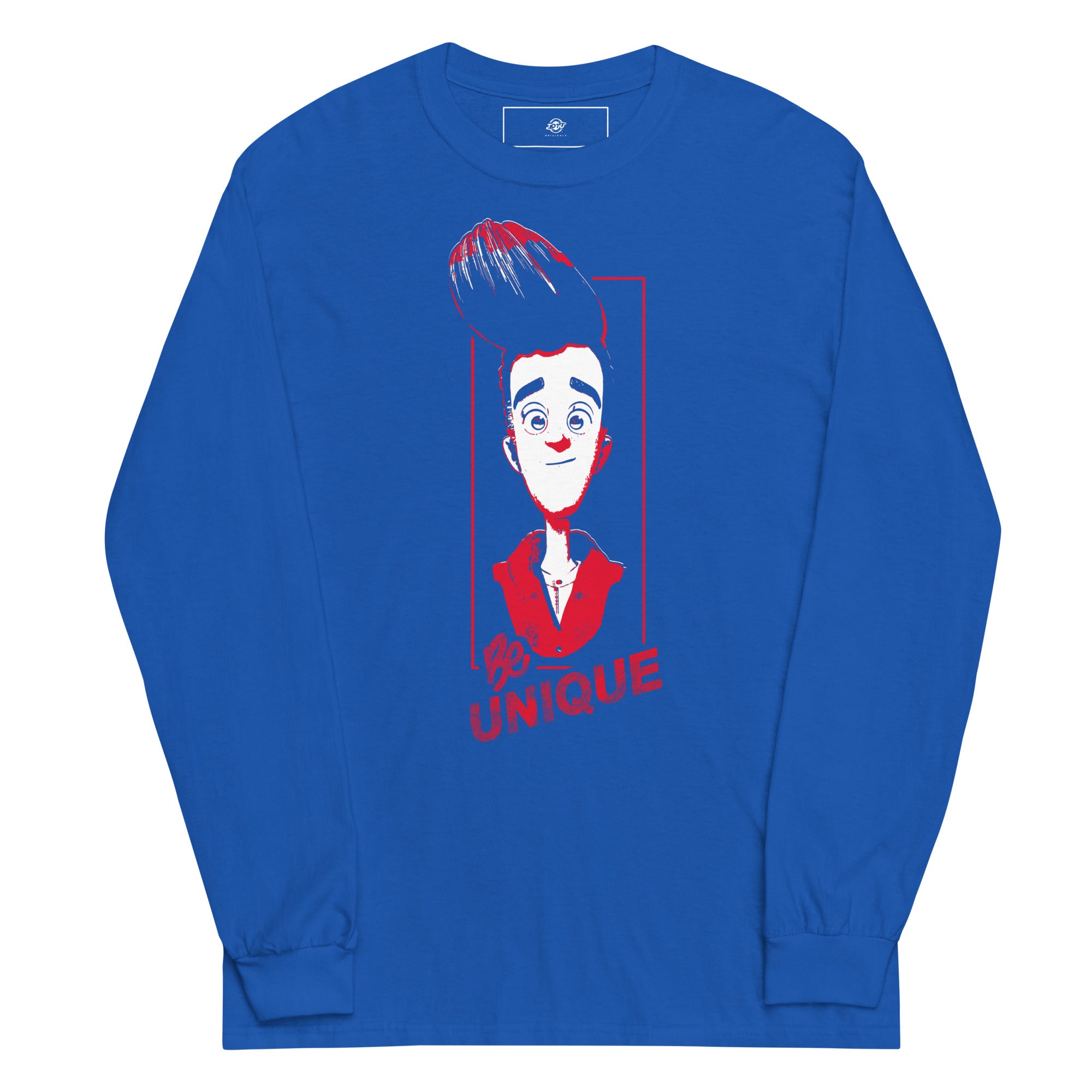Parker Men’s Long Sleeve Shirt - "Be Unique"