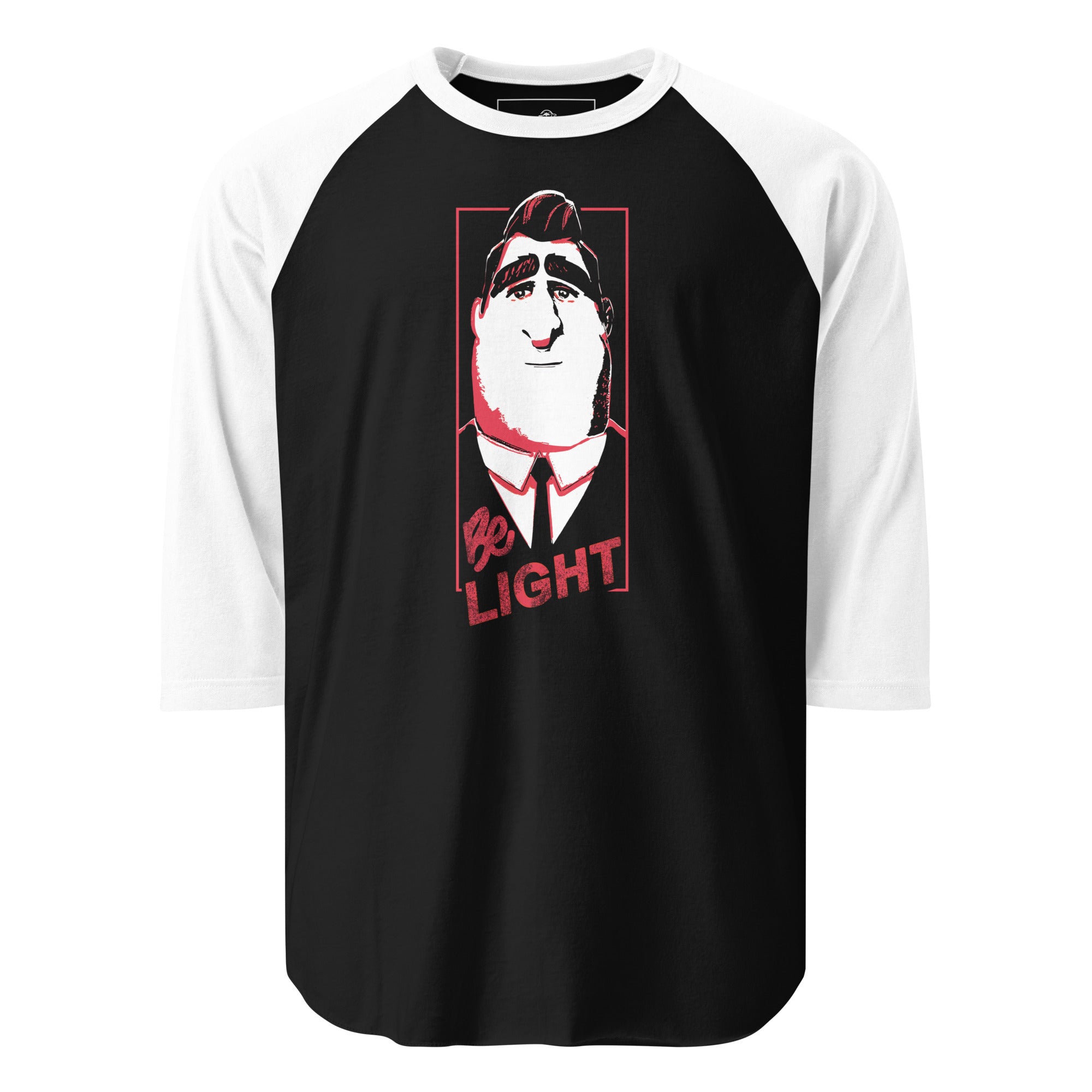 Ray 3/4 sleeve raglan shirt - "Be Light"