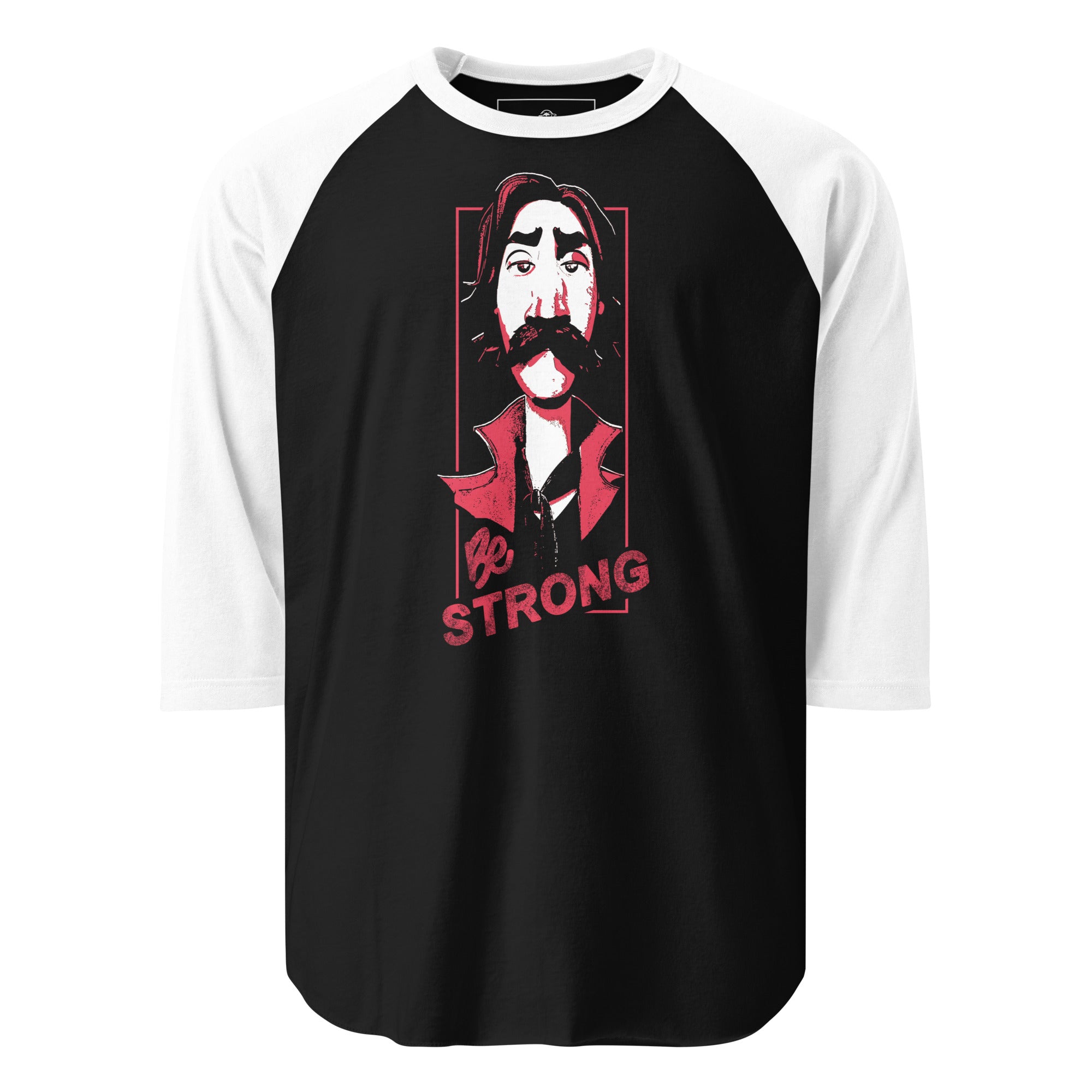 Slowy 3/4 sleeve raglan shirt - "Be Strong"